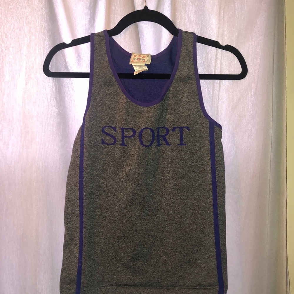 Blue and Gray Workout Set
